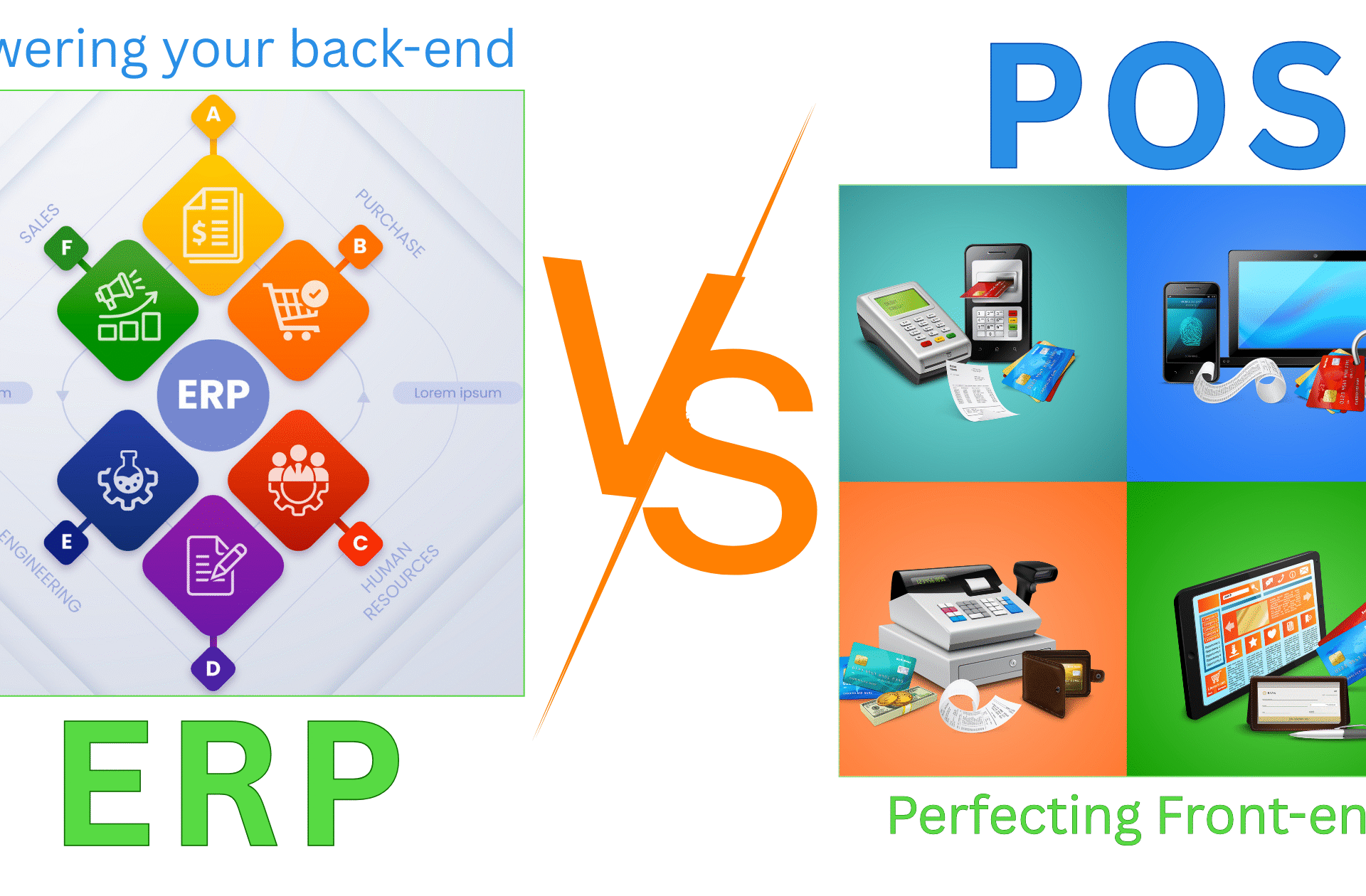 ERP vs POS: Key Differences & Why your growing business needs both.